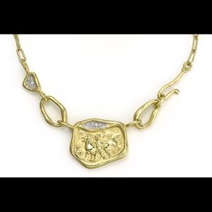 18 karat gold necklace by Seidengand